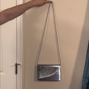 Silver Shoulder Bag